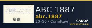 ABC 1887 — CANOA