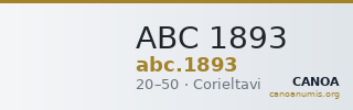 ABC 1893 — CANOA