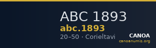 ABC 1893 — CANOA