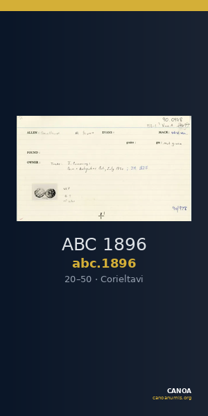 ABC 1896 — CANOA