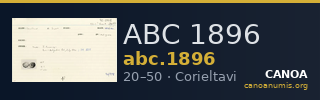 ABC 1896 — CANOA