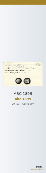 ABC 1899 — CANOA