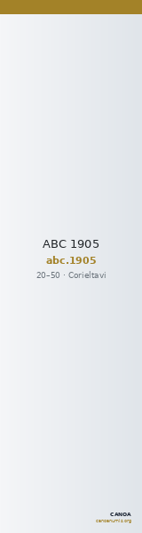 ABC 1905 — CANOA