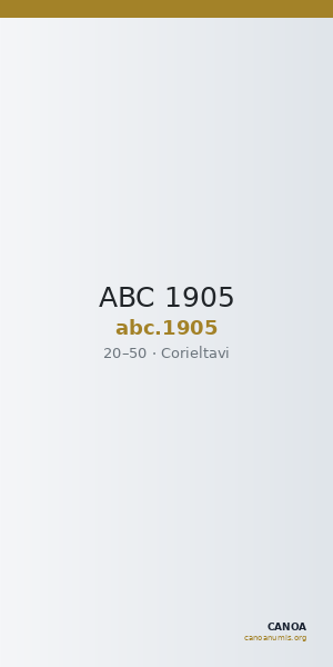 ABC 1905 — CANOA