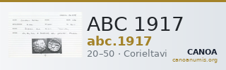 ABC 1917 — CANOA