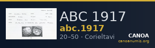 ABC 1917 — CANOA