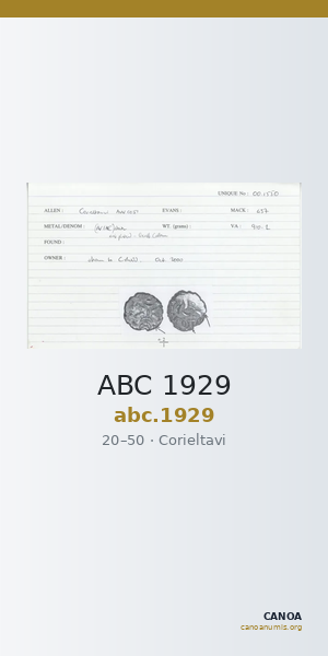 ABC 1929 — CANOA