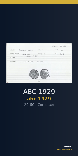 ABC 1929 — CANOA