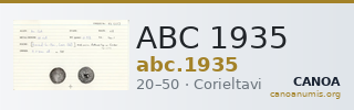 ABC 1935 — CANOA