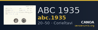 ABC 1935 — CANOA