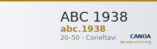 ABC 1938 — CANOA
