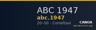 ABC 1947 — CANOA