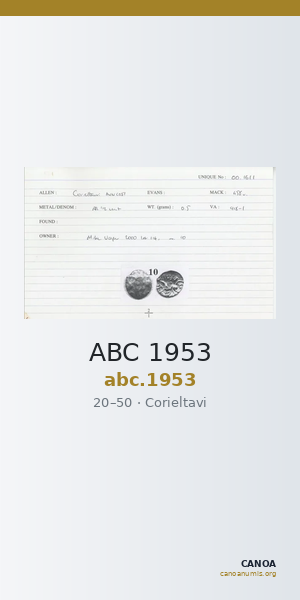 ABC 1953 — CANOA