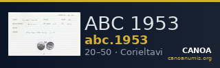 ABC 1953 — CANOA