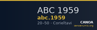 ABC 1959 — CANOA