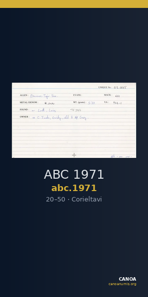 ABC 1971 — CANOA