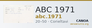 ABC 1971 — CANOA