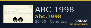 ABC 1998 — CANOA