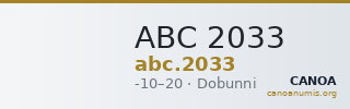 ABC 2033 — CANOA