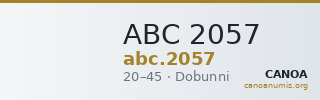 ABC 2057 — CANOA