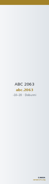 ABC 2063 — CANOA