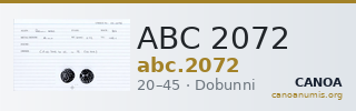 ABC 2072 — CANOA