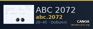 ABC 2072 — CANOA