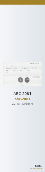 ABC 2081 — CANOA