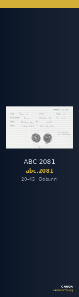 ABC 2081 — CANOA