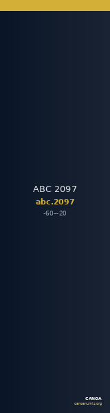 ABC 2097 — CANOA