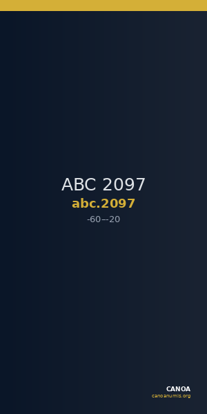 ABC 2097 — CANOA