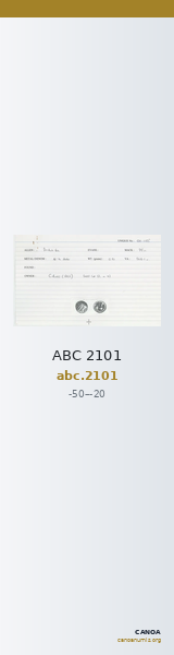 ABC 2101 — CANOA