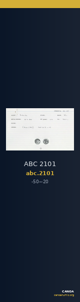 ABC 2101 — CANOA