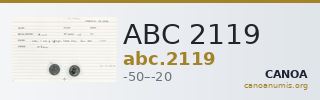 ABC 2119 — CANOA