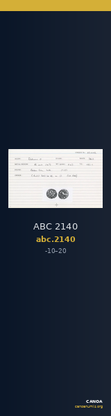 ABC 2140 — CANOA