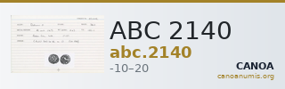 ABC 2140 — CANOA