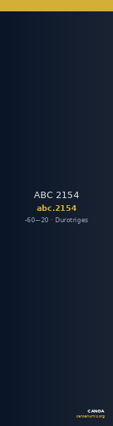 ABC 2154 — CANOA