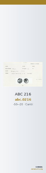 ABC 216 — CANOA