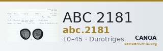 ABC 2181 — CANOA