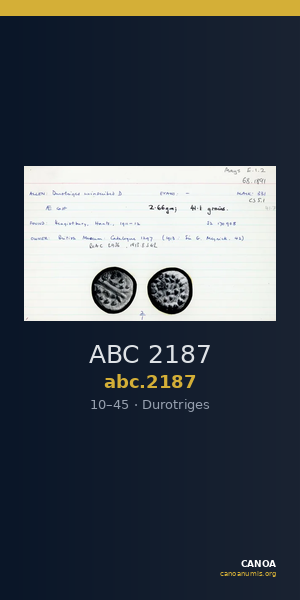 ABC 2187 — CANOA