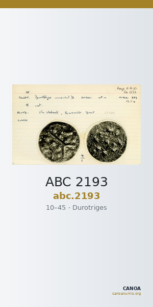 ABC 2193 — CANOA
