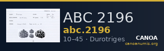 ABC 2196 — CANOA