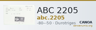 ABC 2205 — CANOA