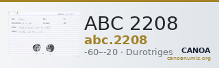 ABC 2208 — CANOA