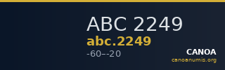 ABC 2249 — CANOA