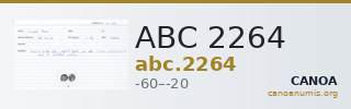 ABC 2264 — CANOA