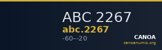 ABC 2267 — CANOA