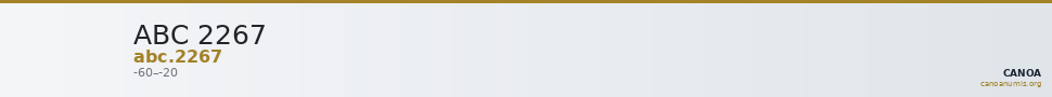 ABC 2267 — CANOA
