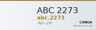 ABC 2273 — CANOA