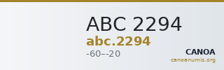ABC 2294 — CANOA